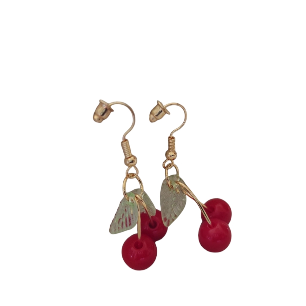 Cherry Drop Earrings